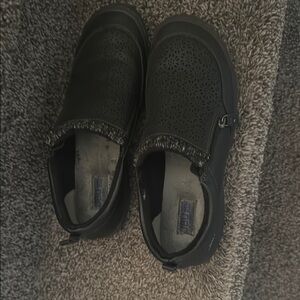 Black Slip-On Shoes